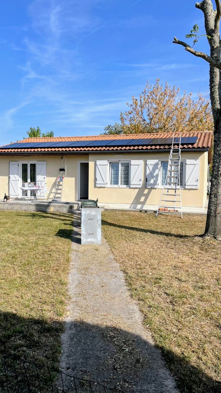Maison terminée après installation